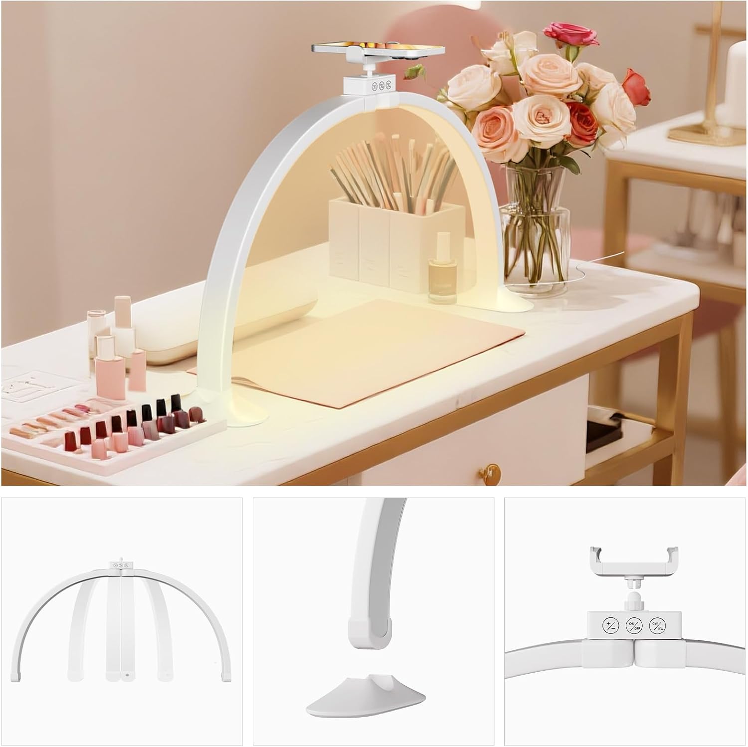 Half Moon Light U-Shaped Nail  - Led Moon Lamp 评论和价格