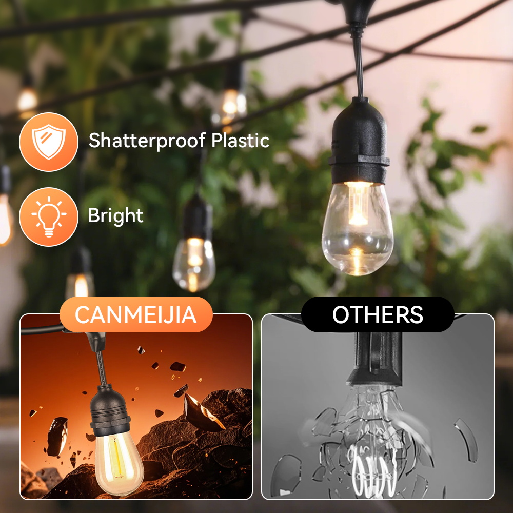 E27 Outdoor String Lights LED  - Decor Lighting Uk 评论和价格