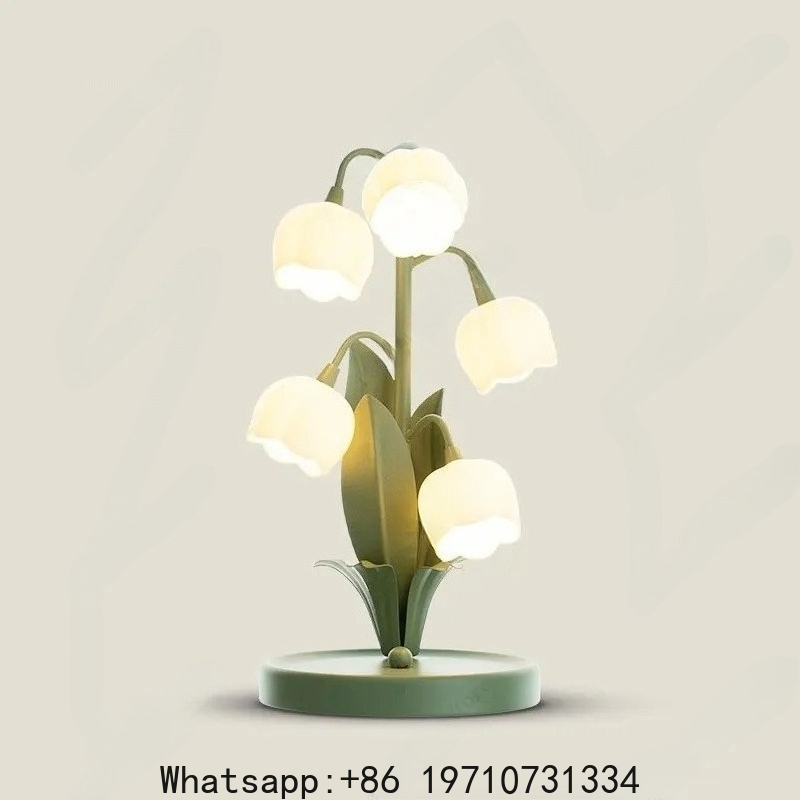 LED Flower Table Lamp Creative - Decor Lighting Cy 评论和价格