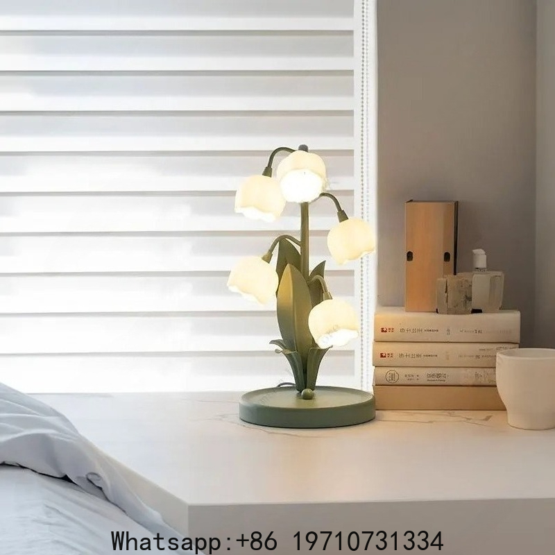 LED Flower Table Lamp Creative - Decor Lighting Cy 评论和价格